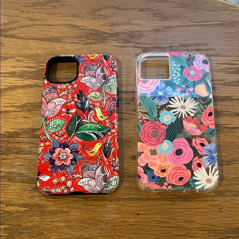 Rifle Paper Co. Vibrant Floral Phone Cases - Red and Pink